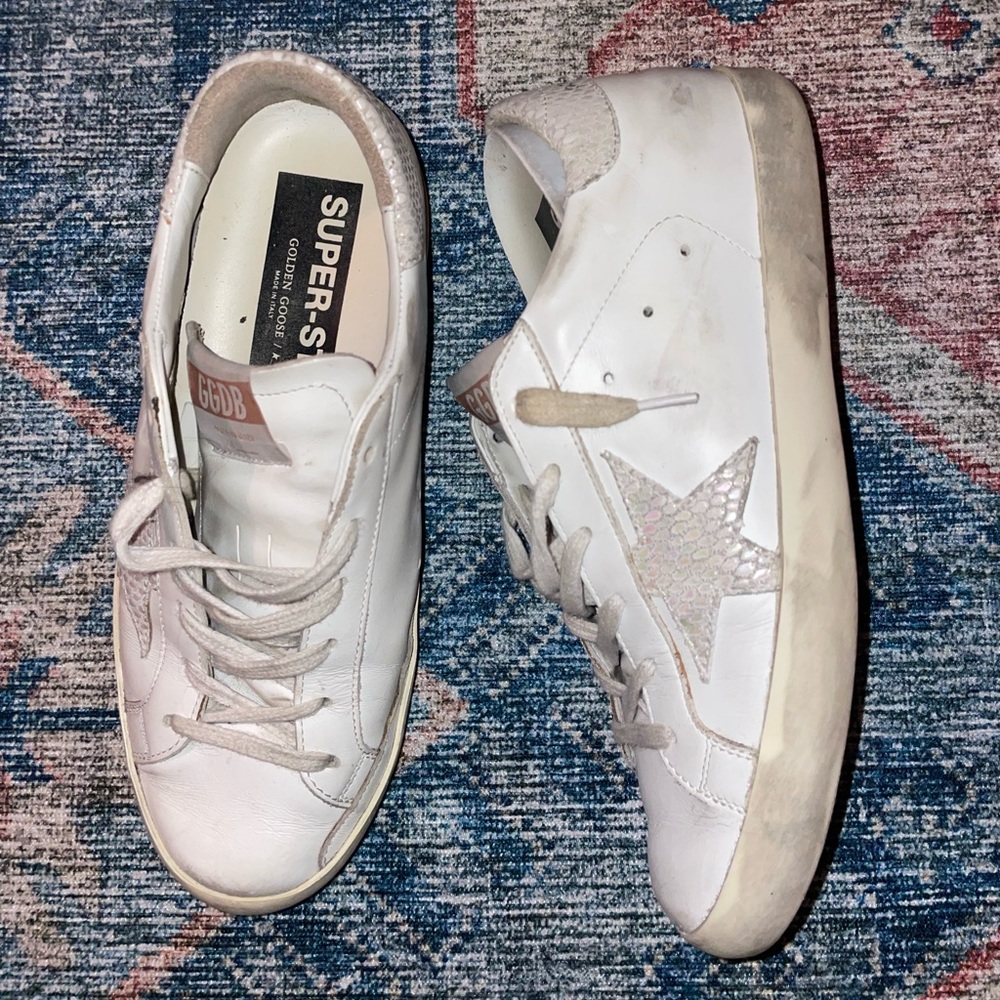 Golden Goose Snake Skin Sneakers !